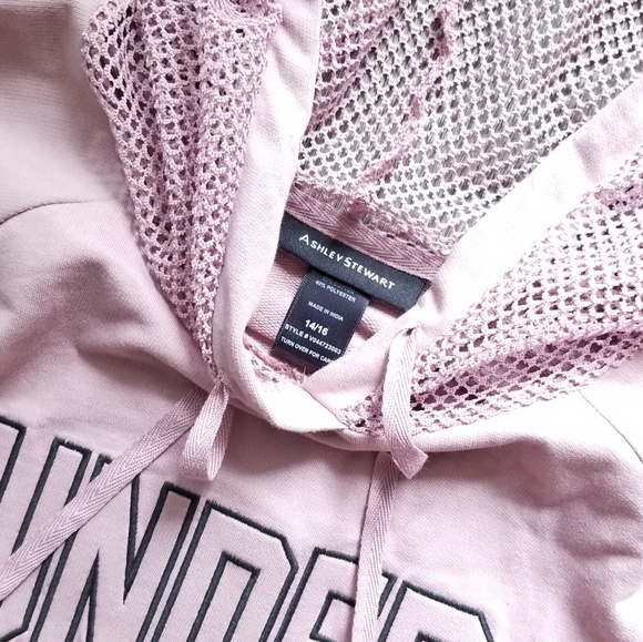 🍒NWOT🍒 ASHLEY STEWART UNDER DRESSED HOODIE - Picture 4 of 5